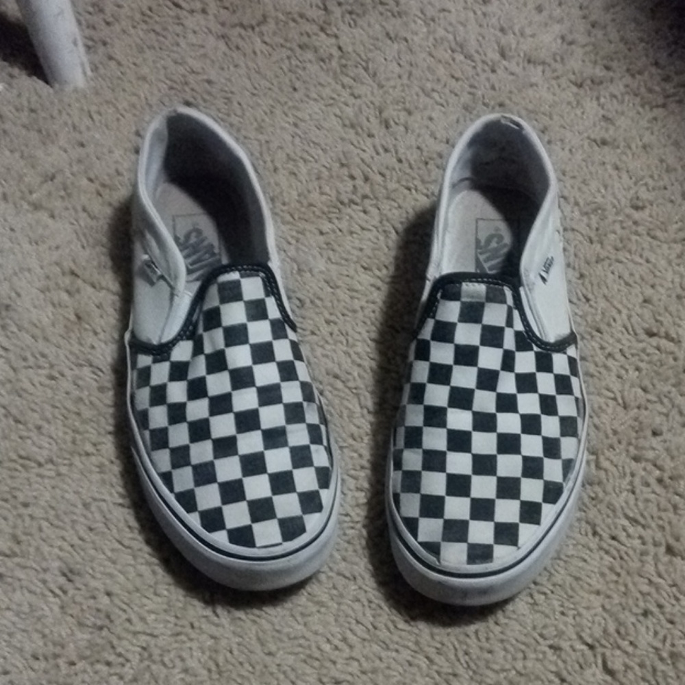 Checkerd Vans🔥